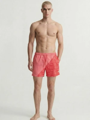 Szorty kąpielowe Jack&Jones koralowy