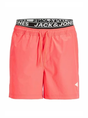 Szorty kąpielowe Jack&Jones koralowy