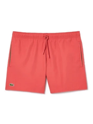 Szorty kąpielowe Lacoste różowy