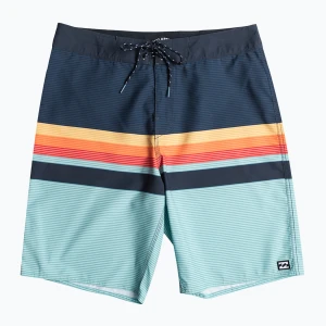 Szorty kąpielowe męskie Billabong All Day HTR Stripes OG blue