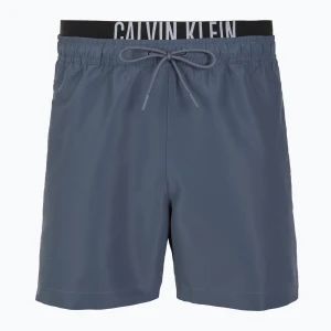 Szorty kąpielowe męskie Calvin Klein KM0KM01093 Intense Power Medium Double WB grisaille