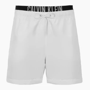 Szorty kąpielowe męskie Calvin Klein KM0KM01093 Intense Power Medium Double WB pvh classic white