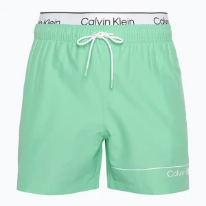 Szorty kąpielowe męskie Calvin Klein Medium Double WB cabbage