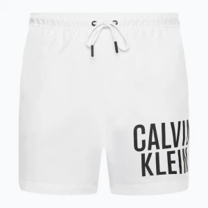 Szorty kąpielowe męskie Calvin Klein Medium Drawstring white