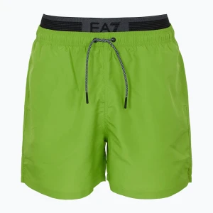 Szorty kąpielowe męskie EA7 Emporio Armani Logo Tape Boxer titanite