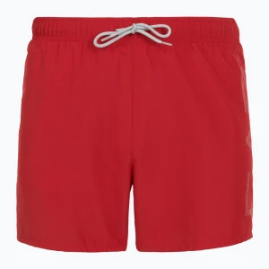 Szorty kąpielowe męskie EA7 Emporio Armani Swim Trunks With Oversized Logo equestrian red/silver