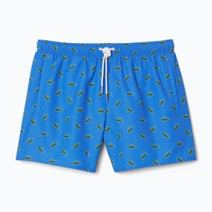 Szorty kąpielowe męskie Lacoste MH7188 gipsy blue/multico