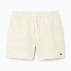 Szorty kąpielowe męskie Lacoste MH9089 white/yellow