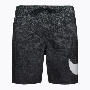 Szorty kąpielowe męskie Nike Grid Swoosh Breaker 9" Volley black