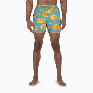 Szorty kąpielowe męskie Nike Multi Print 5" Volley dusty cactus Niebieski