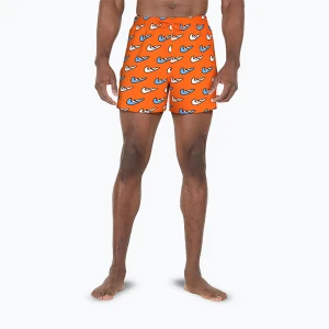Szorty kąpielowe męskie Nike Multi Print 5" Volley orange blaze
