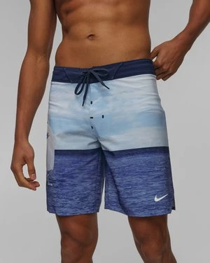 Szorty Kąpielowe Męskie Nike Swim Best Icon Nike Fadeaway Sail Boat 9" Boardshort Niebieskie