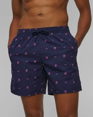 Szorty Kąpielowe Męskie Nike Swim Better Icon Nike Luxe Letter 7" Volley Short Granatowe