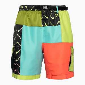 Szorty kąpielowe męskie Nike Voyage ColorBlock Best Of 7" Volley cool multi