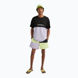 Szorty kąpielowe męskie O'Neill Wilder Colorblock 16'' sunny lime colour block