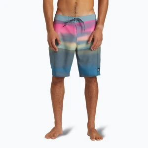 Szorty kąpielowe męskie Quiksilver Highline Straight Leg 19" prism pink Niebieski
