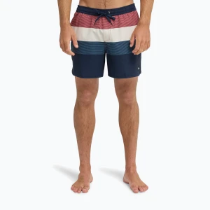 Szorty kąpielowe męskie Quiksilver Stretch Scallop Volley 16" dark navy tijuana Granatowy