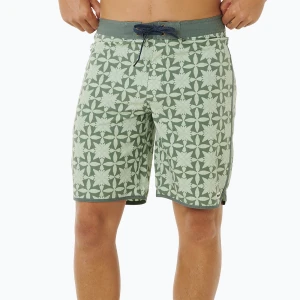 Szorty kąpielowe męskie Rip Curl Mirage Pacific Rinse Gem moss Zielony