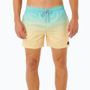 Szorty kąpielowe męskie Rip Curl Offset Fade Volley aqua Pomarańczowy
