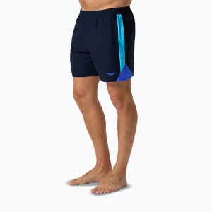 Szorty kąpielowe męskie Speedo HyperBoom Splice 16" true navy / berry Granatowy