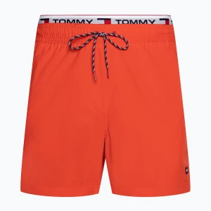 Szorty kąpielowe męskie Tommy Hilfiger DW Medium Drawstring daring scarlet