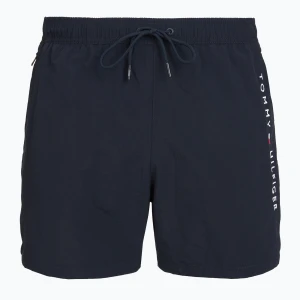 Szorty kąpielowe męskie Tommy Hilfiger Medium Drawstring Zip Pocket desert sky