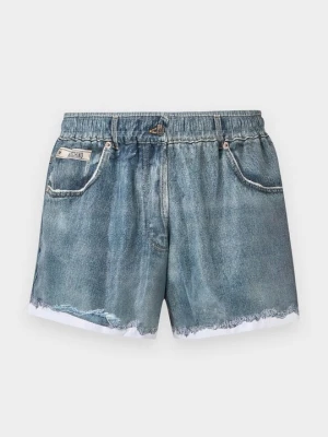 Szorty kąpielowe MOSCHINO niebieski denim
