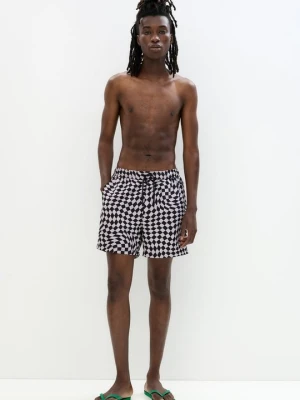 Szorty kąpielowe PULL&BEAR liliowy