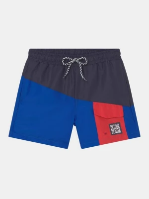 Szorty kąpielowe Retour Jeans granatowy