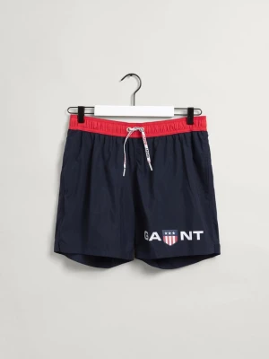 Szorty Kąpielowe Retro Shield Classic Fit GANT