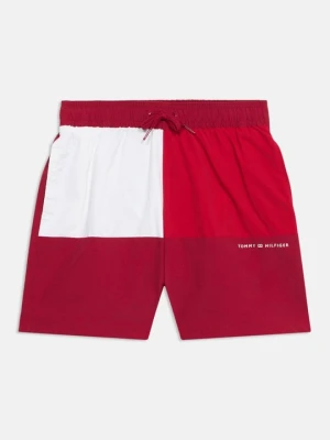Szorty kąpielowe Tommy Hilfiger czerwony