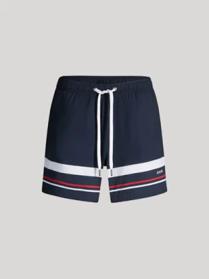 Szorty kąpielowe w ciemnoniebieskie paski Joop