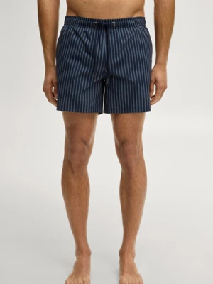 Szorty kąpielowe w ciemnoniebieskie paski Joop