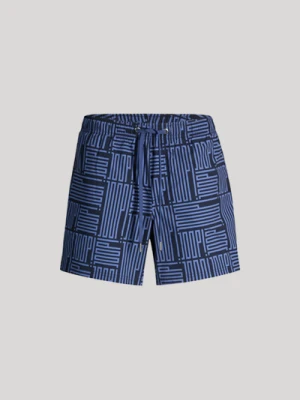 Szorty kąpielowe w ciemnoniebieskim kolorze z wzorem Joop