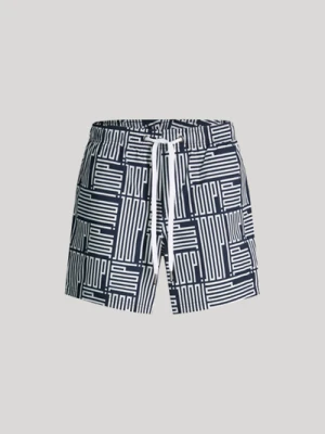 Szorty kąpielowe w kolorze granatowym/białym we wzory Joop