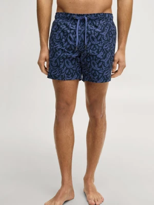 Szorty kąpielowe w kolorze granatowym/niebieskim we wzory Joop