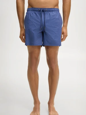 Szorty kąpielowe w niebieskie paski Joop