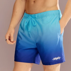 Szorty kąpielowe z błękitno-granatowym gradientem House