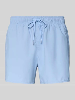 Szorty kąpielowe z haftowanym logo Lacoste