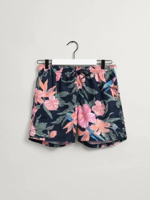 Szorty Kąpielowe z Tropikalnym Nadrukiem Classic Fit GANT