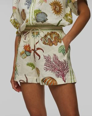 Szorty Lniane Damskie Alemais Sea Short