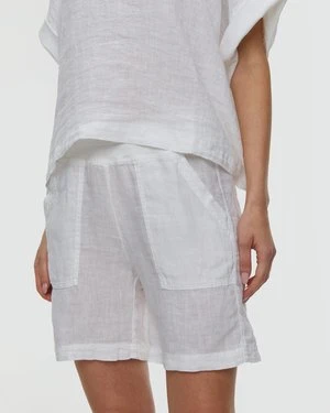 Szorty Lniane Damskie Deha