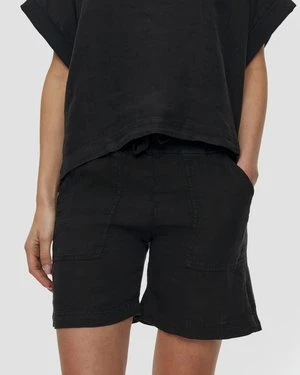 Szorty Lniane Damskie Deha