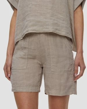 Szorty Lniane Damskie Deha