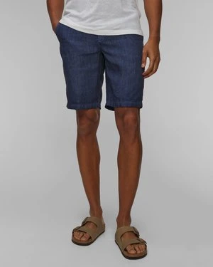 Szorty Lniane Męskie 120% Lino Slim Fit Chino Shorts