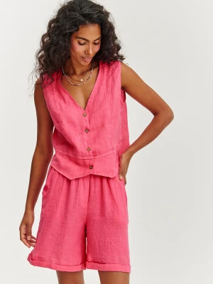 Szorty lniane Pink Sands XS