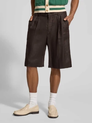 Szorty lniane z czystego lnu drykorn