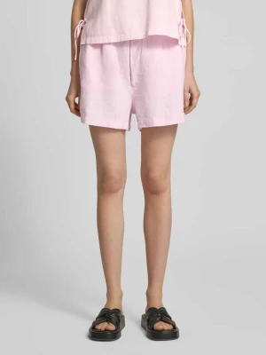 Szorty lniane z troczkiem w pasie w kroju regular fit Polo Ralph Lauren