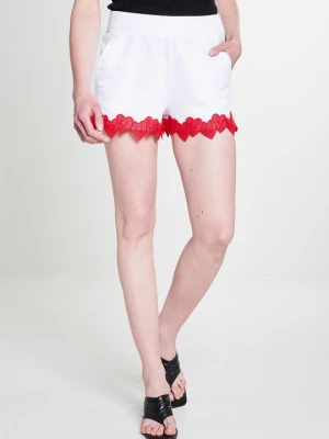 Szorty LOVE MOSCHINO biały