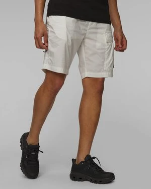 Szorty Męskie C.p. Company 50 Fili Stretch Cargo Shorts Białe CP Company